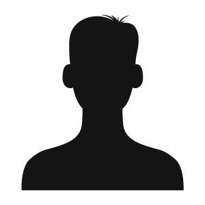 Profile picture of a male silhouette